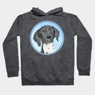 German Shorthaired Pointer Painting - Original Art Hoodie